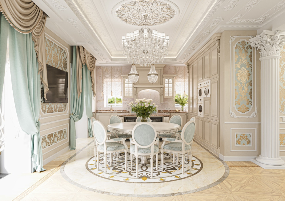 Кухня обьединение с Гостиной 1-ый этаж