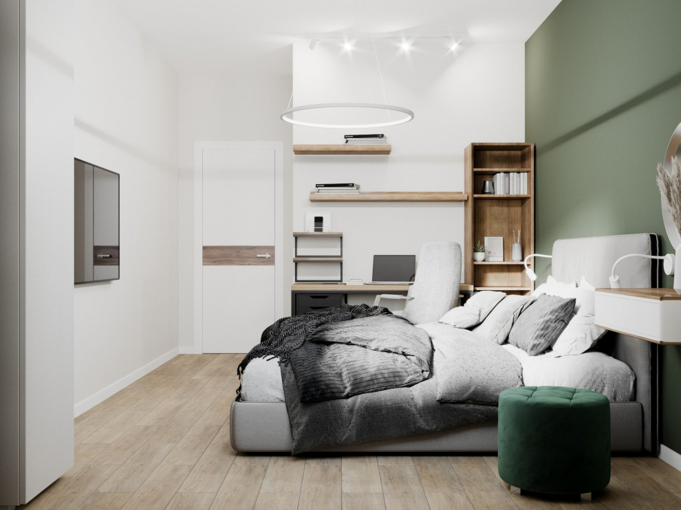 Kleines Modernes Schlafzimmer in London