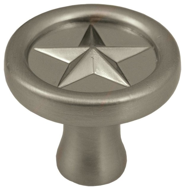 9370-15 Texas Star Knob * Satin Nickel