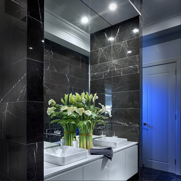 Heading Constructions - Powder Room modern-cloakroom