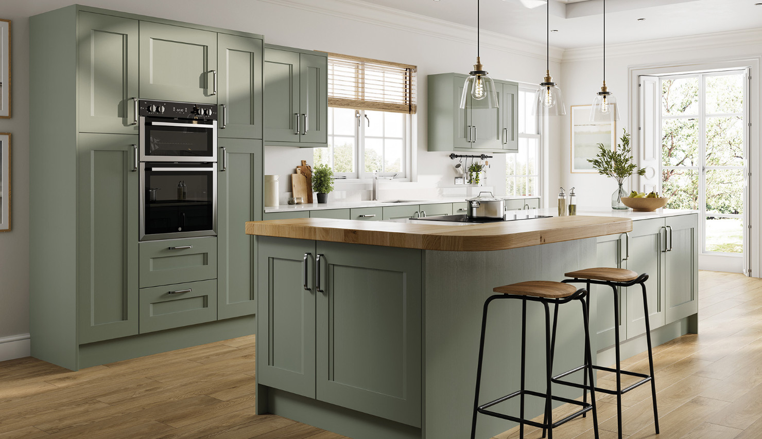 World of Color: From calming pastels to vibrant boldness, our painted kitchens allow you to express your personality. Choose any color your heart desires—no limitations. Whether it’s a childhood favor