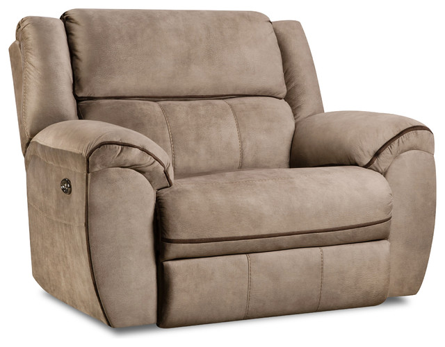 Lane Home Furnishings Osborn Tan Cuddler Recliner Transitional Recliner Chairs by Lane