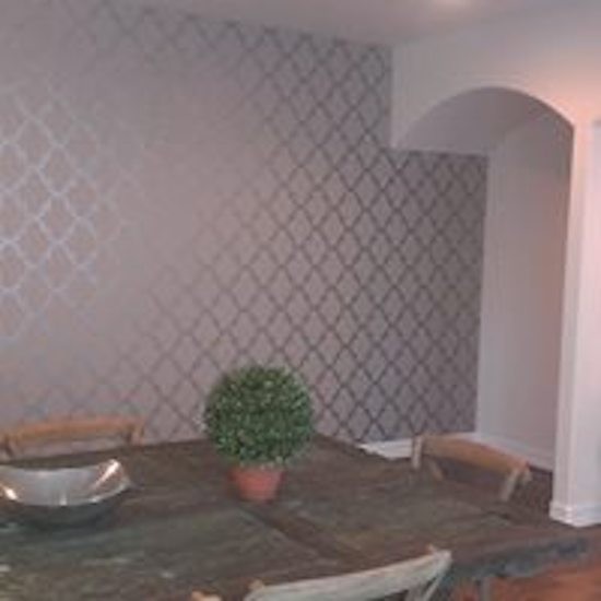 Example of a transitional dining room design in Phoenix