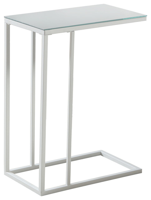 Accent Table Top Mirror Base White
