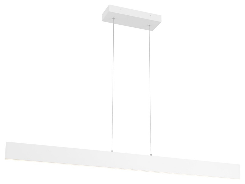Access Lighting Holm LED Linear Pendant 24896LEDDMWH/ACR, Matte White
