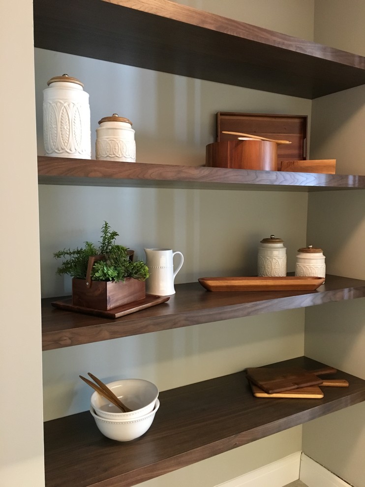 Kitchen - rustic kitchen idea in Edmonton