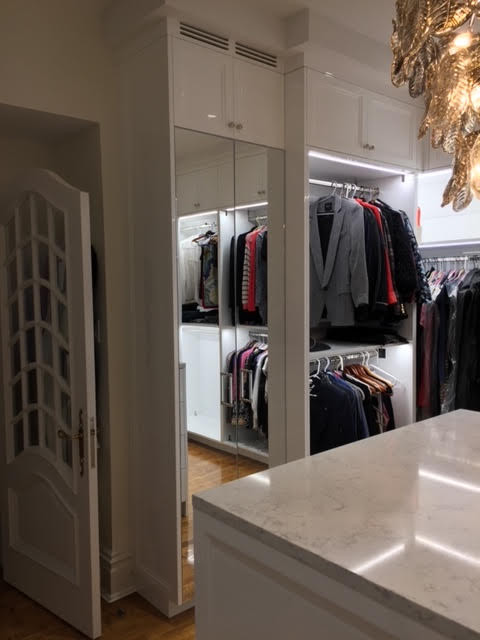 Spaciously Renovated Bathroom And Custom Closet