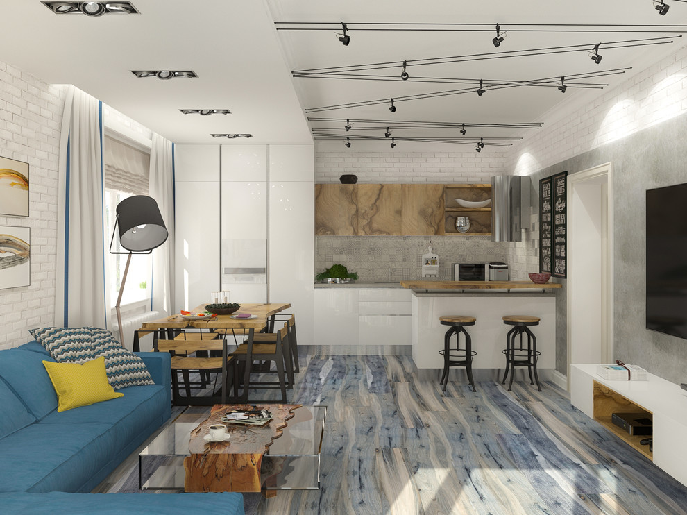 Средиземноморский лофт. Визуализация.