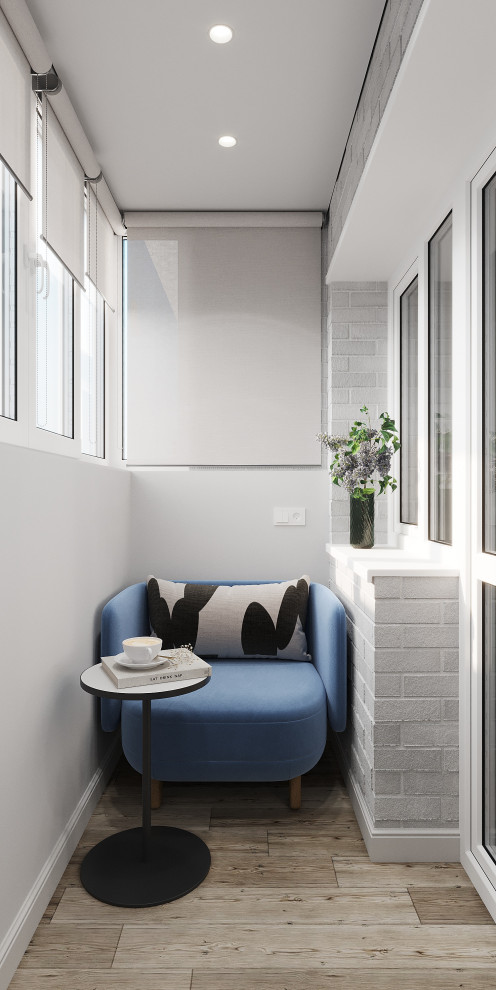 Интерьер квартиры с синими акцентами