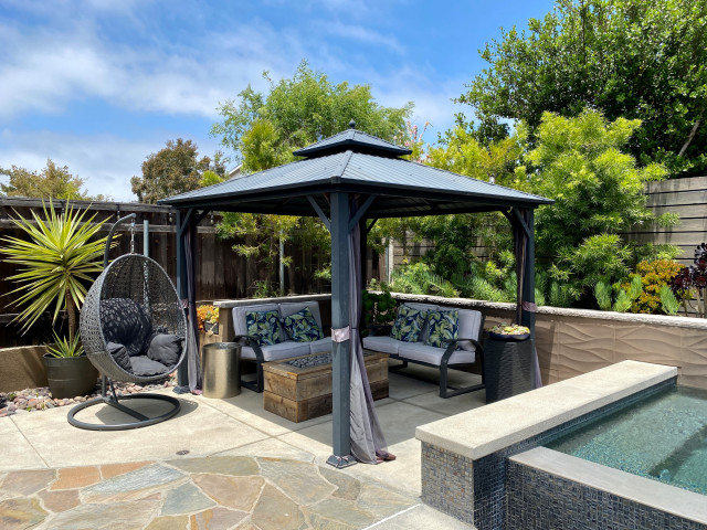 Backyard Remodel trendy-pool