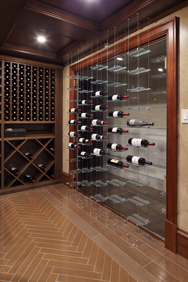Photo of a traditional wine cellar in Vancouver.