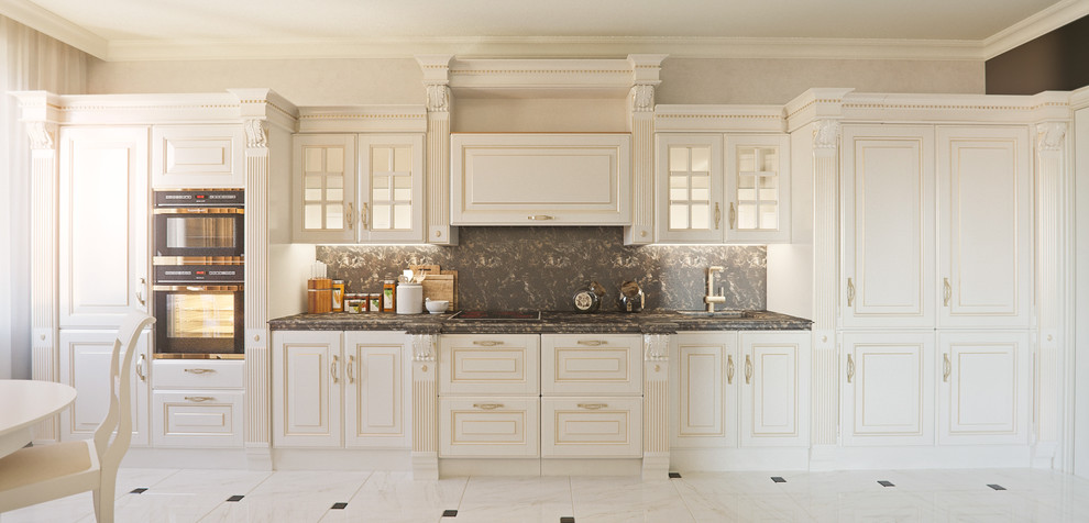 Двухэтажная квартира в стиле Яркая классика 340 м2