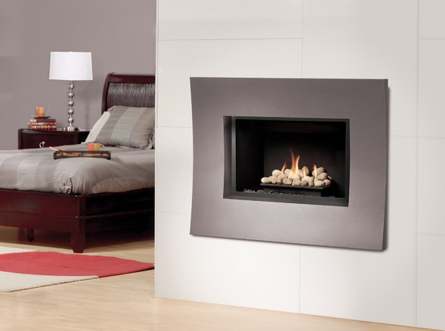 Marquis Solace Gas Fireplace Modern Bedroom Denver