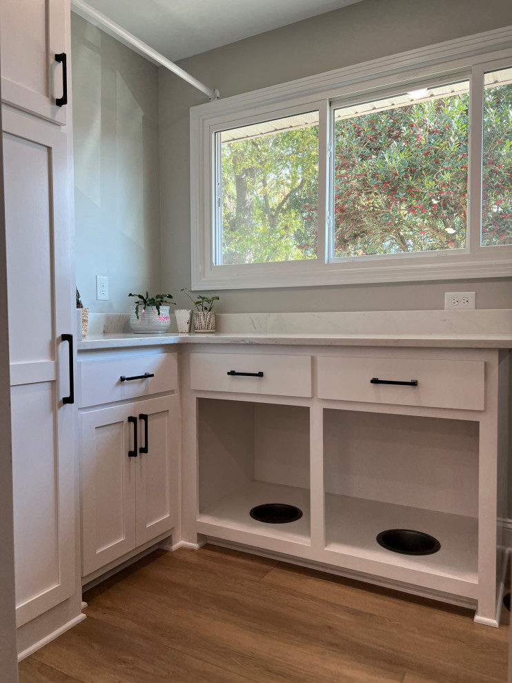Sage Kitchen and Laundry Room
