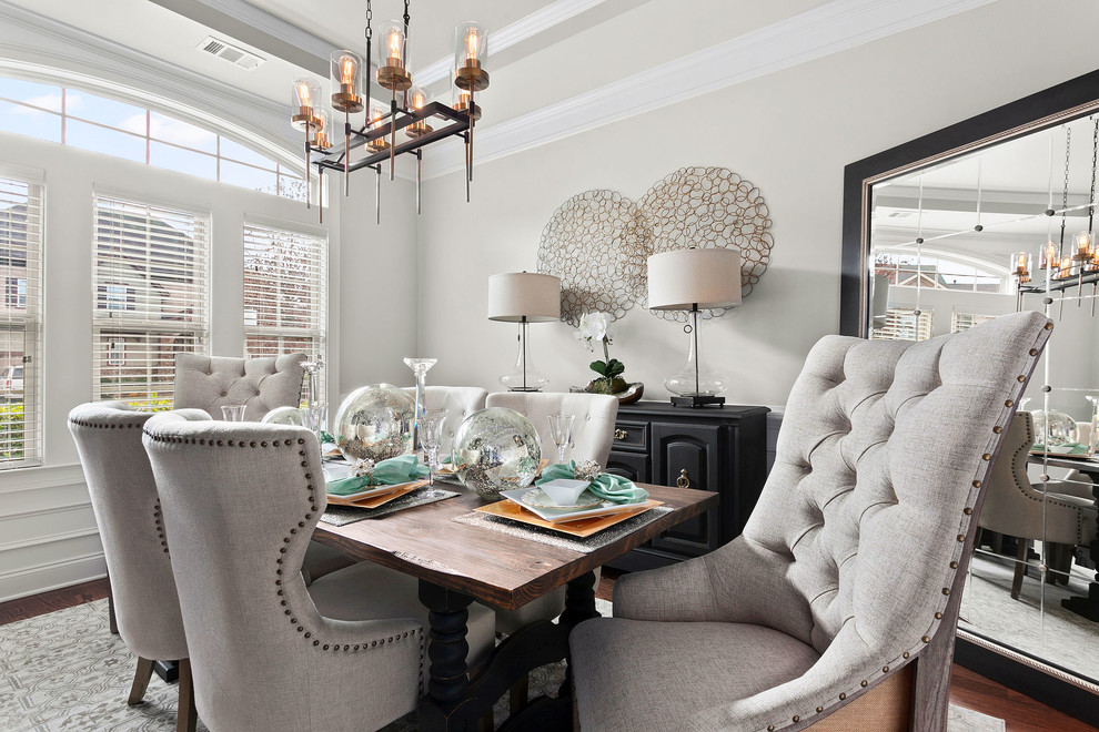 Dining room - transitional dining room idea in Atlanta