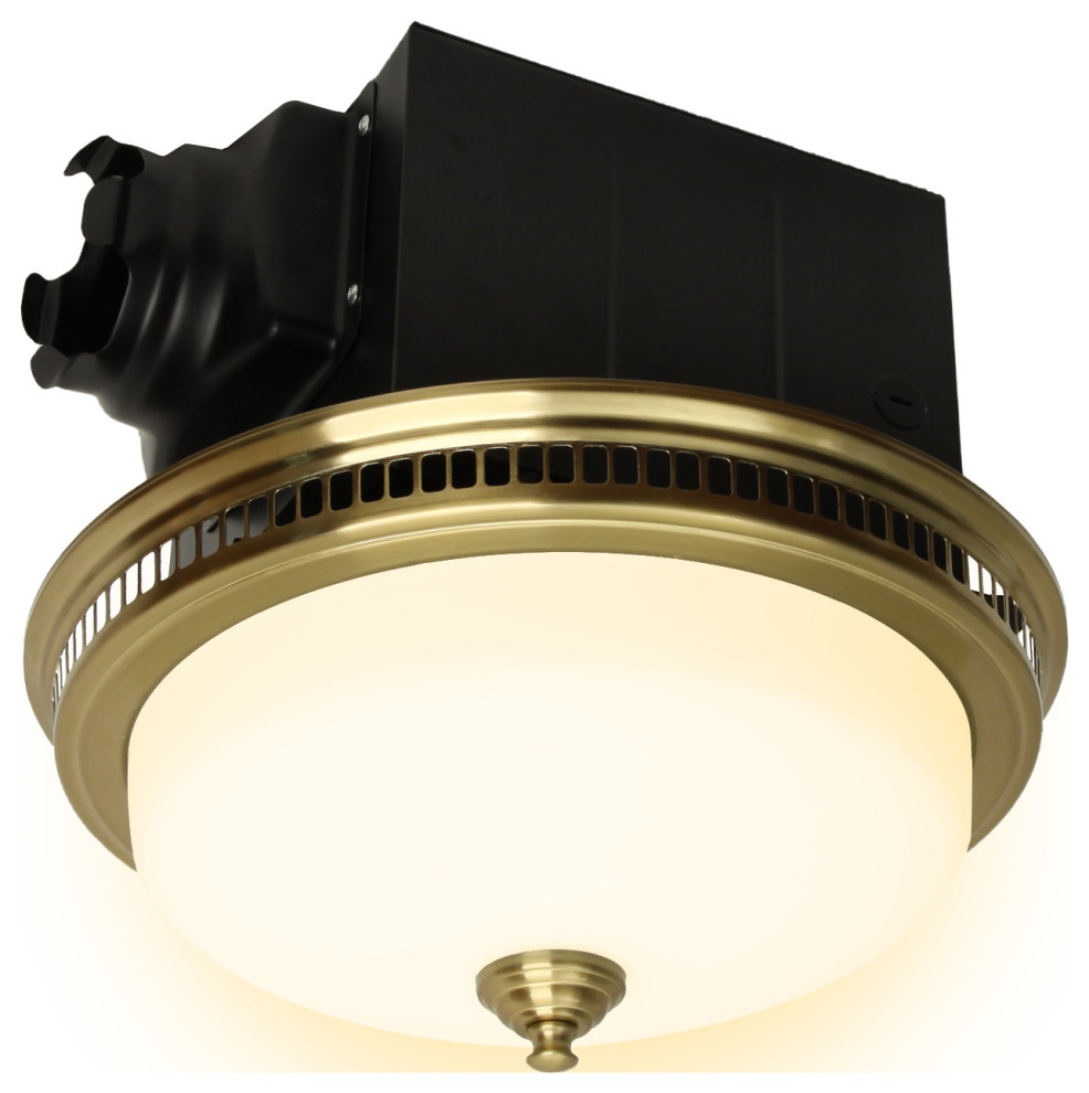 Bathroom Exhaust Fan With LED Light and Nightlight 110CFM 1.5 Sone ...