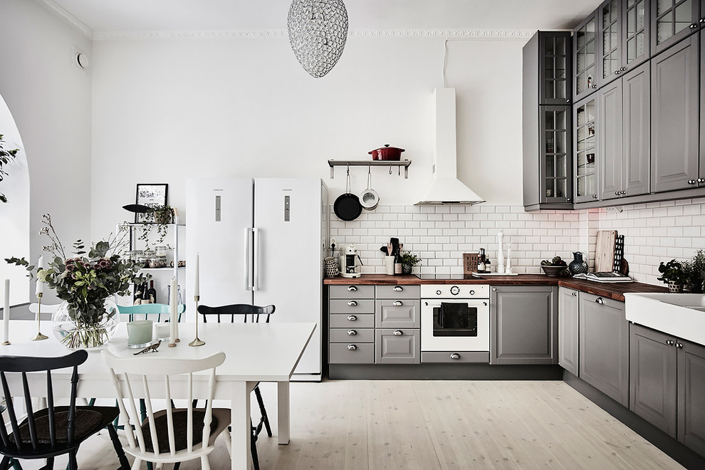 Photo of a modern kitchen in Gothenburg.