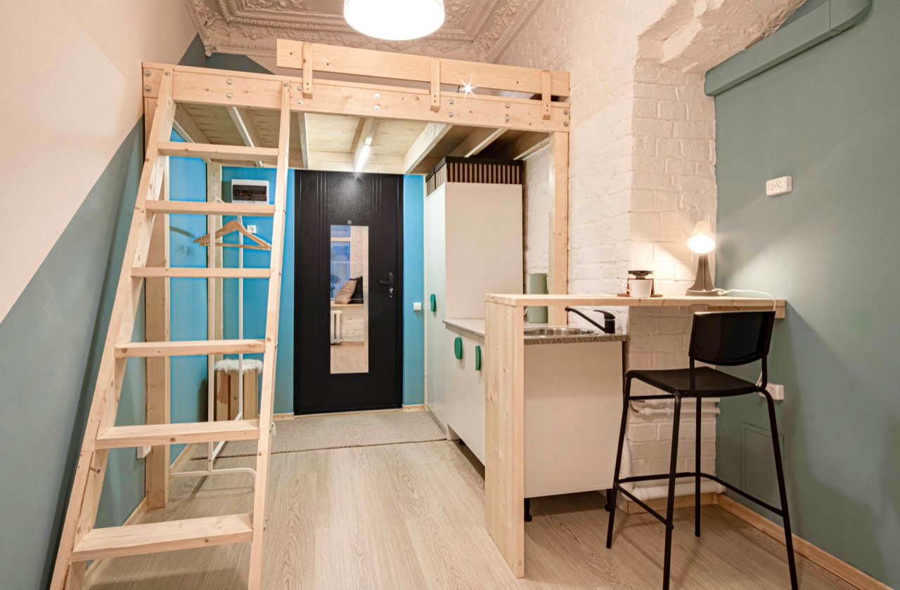 Студия 12 м2 на Васильевском Острове. Санкт-Петербург