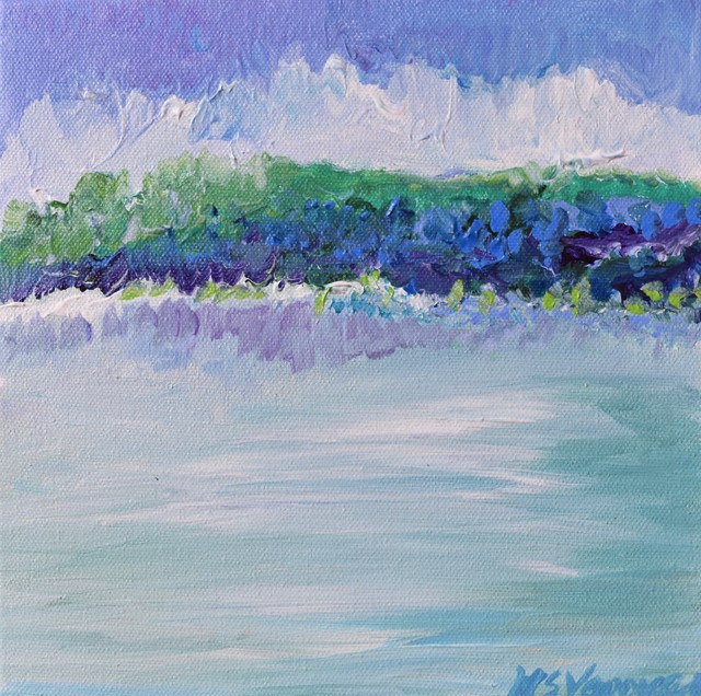 Tropic Mint - 8 x 8Tropic Mint - 8 x 8 - Contemporary - Paintings - by Missy Vanover Original Paintings - 웹