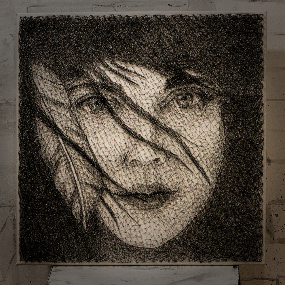 Портреты по фото в стиле стрингарт