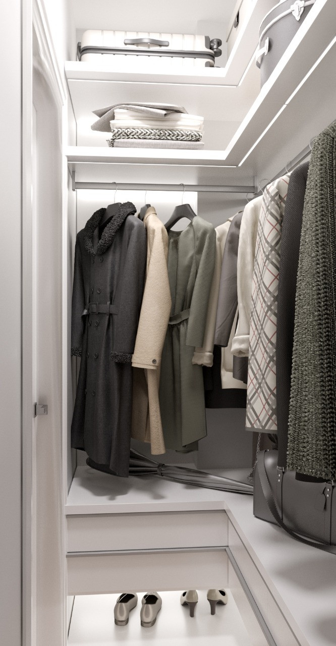 Лед и пламень. Гардеробная.