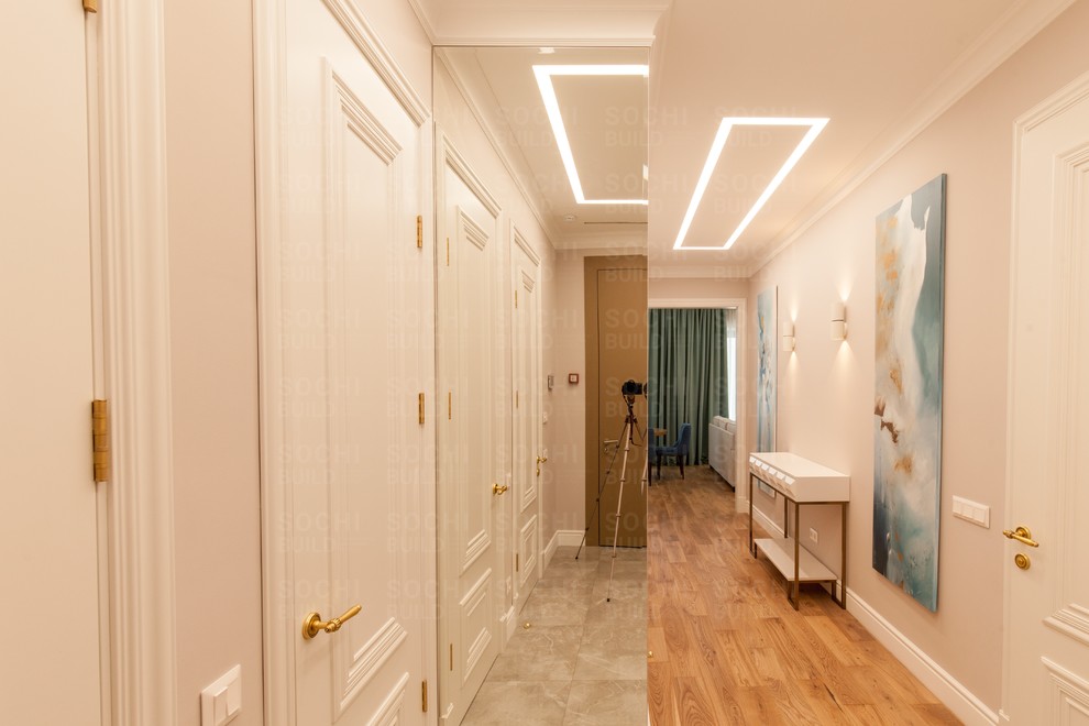 Квартира в ЖК «Актер Гэлакси», 78м², стиль: современная классика. Сочи