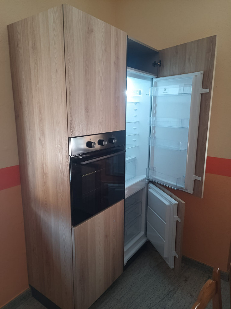 Cucina Nodo Naturale e Terracotta