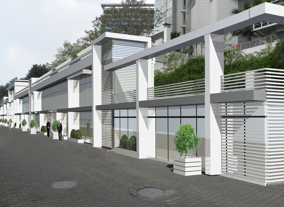 Проект реконструкции фасада здания на Приморской набережной г.Сочи