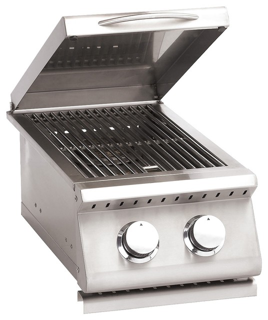Double Stainless Steel Natural Side Burner for Summerset Sizzler Grills