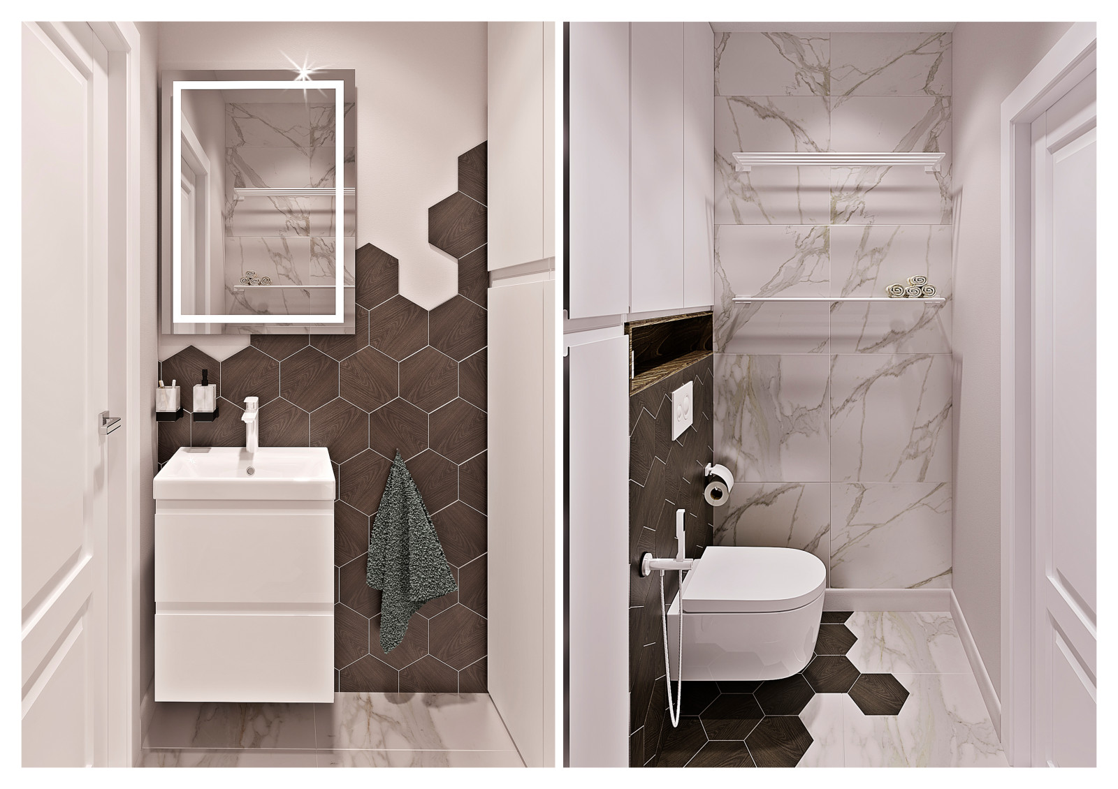 Двухкомнатная квартира для семьи в ЖК Загорье