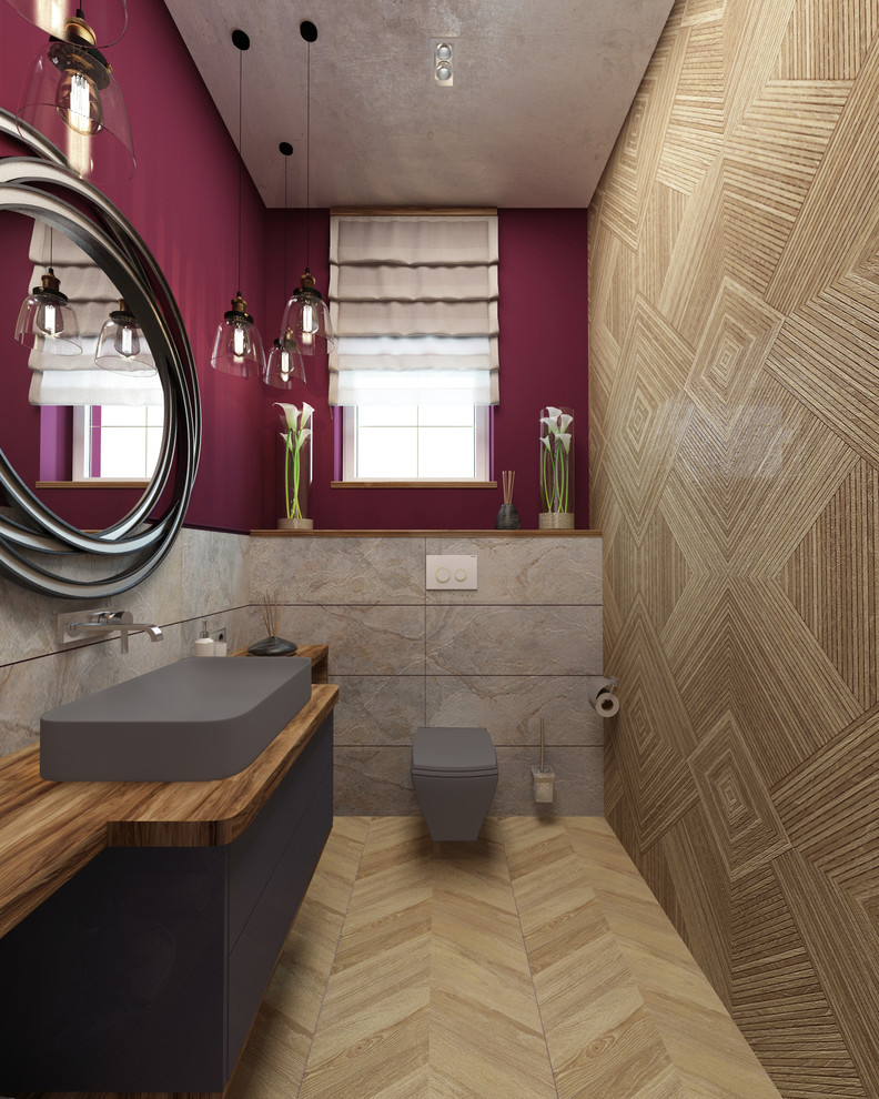 Яркий гостевой санузел