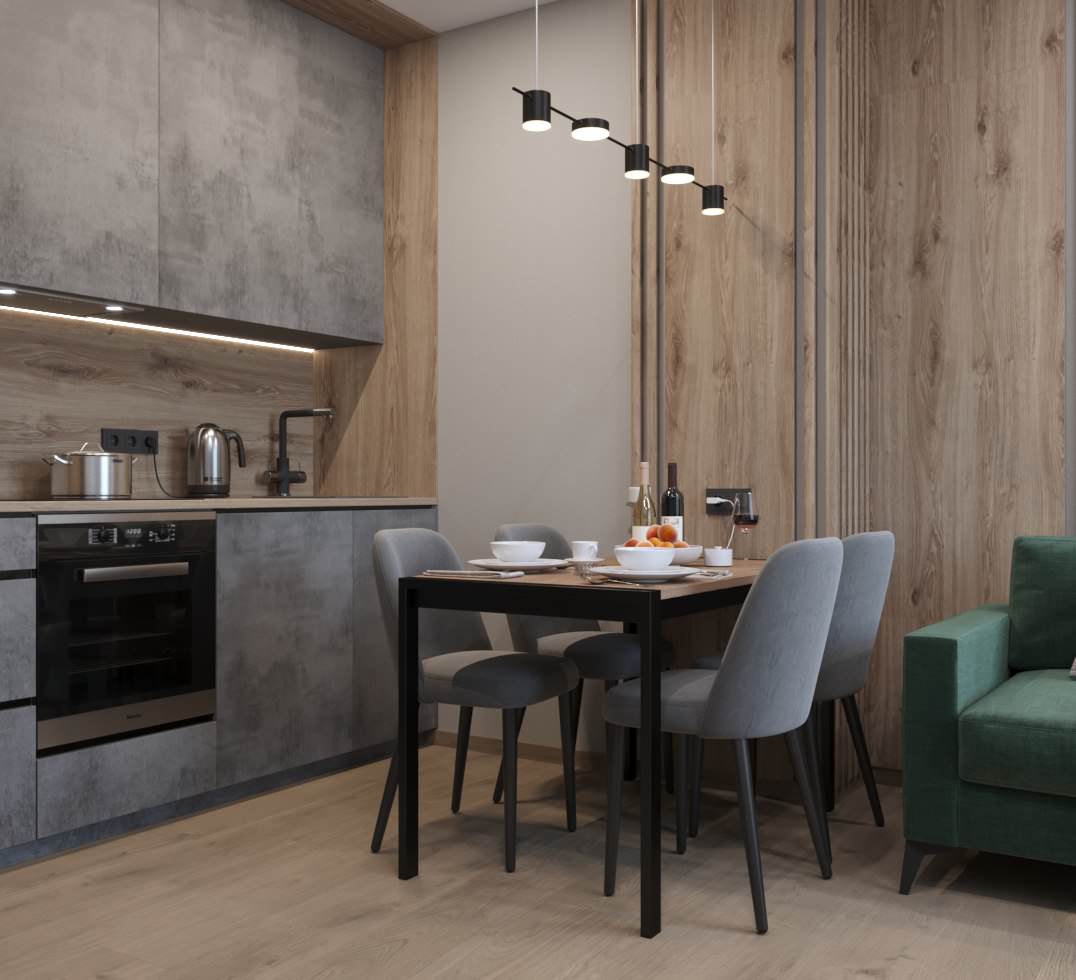 Кухня-гостиная