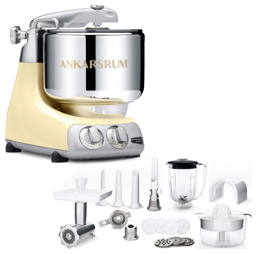 Ankarsrum 6230 Original Stand Mixer Deluxe Set, 7.3Quart Modern Mixers by La Cuisine