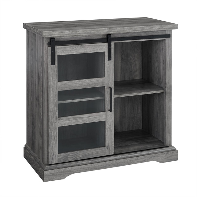 32 Modern Tv Stand With Glass Door Accent Farmhouse