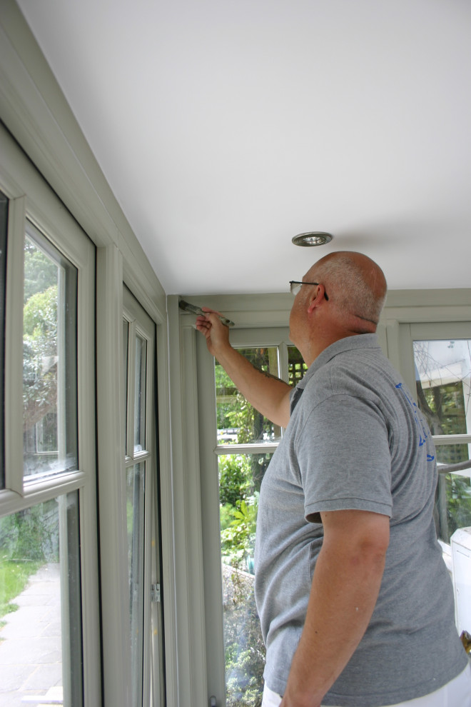 Traditional orangery , Pinkney's Green , finishing touches