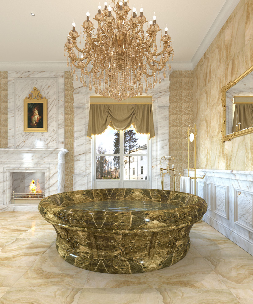 интерьеры ванных комнат