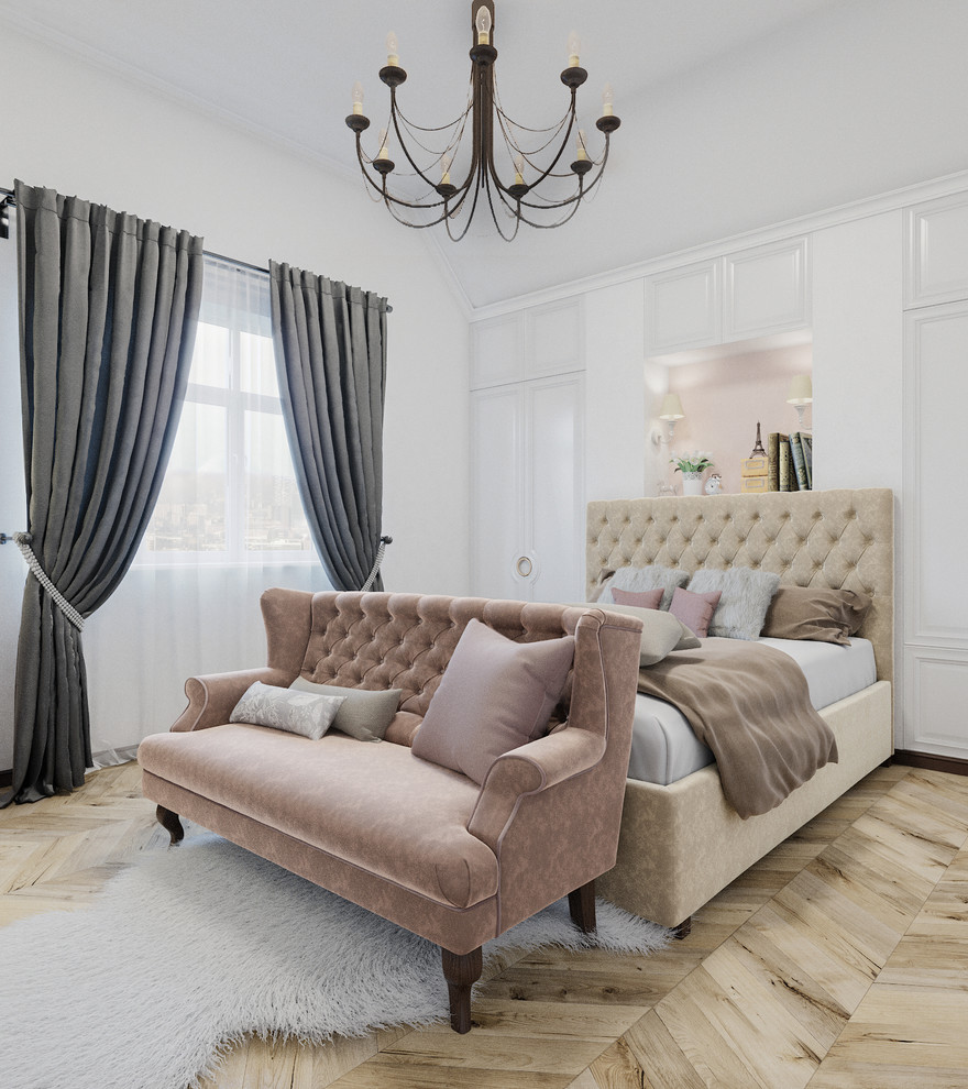 Белая спальня