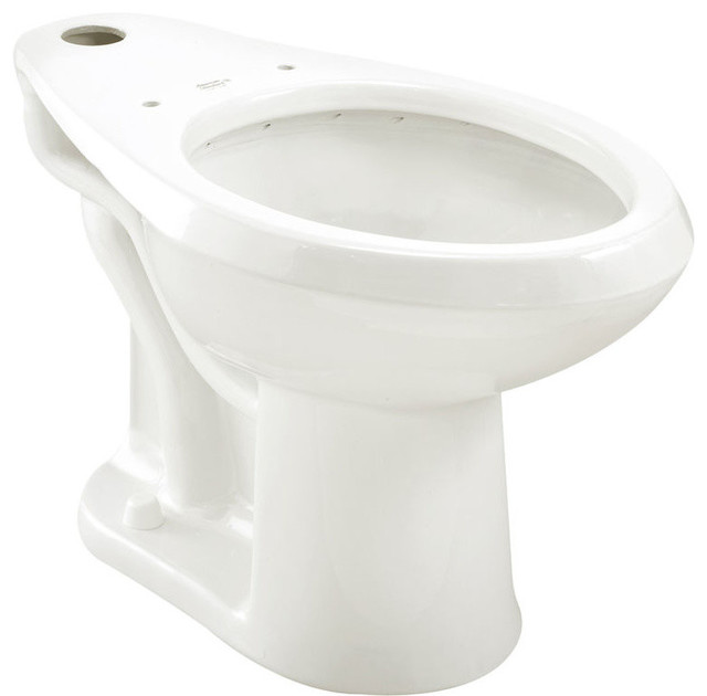 American Standard Madera ADA 1.6 GPF Flushometer Toilet, White Contemporary Bidet And Toilet