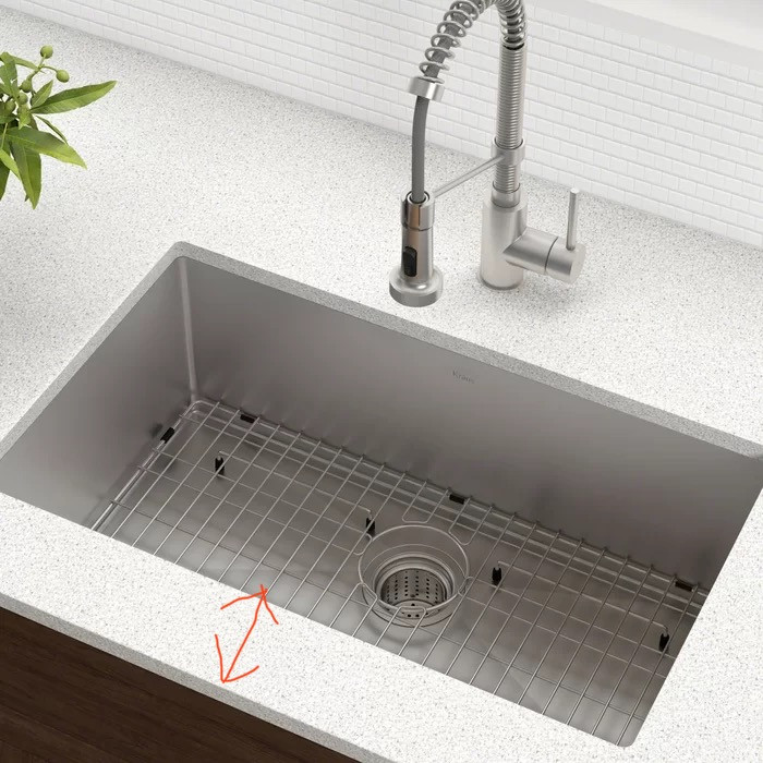 Granite to undermount sink required distance