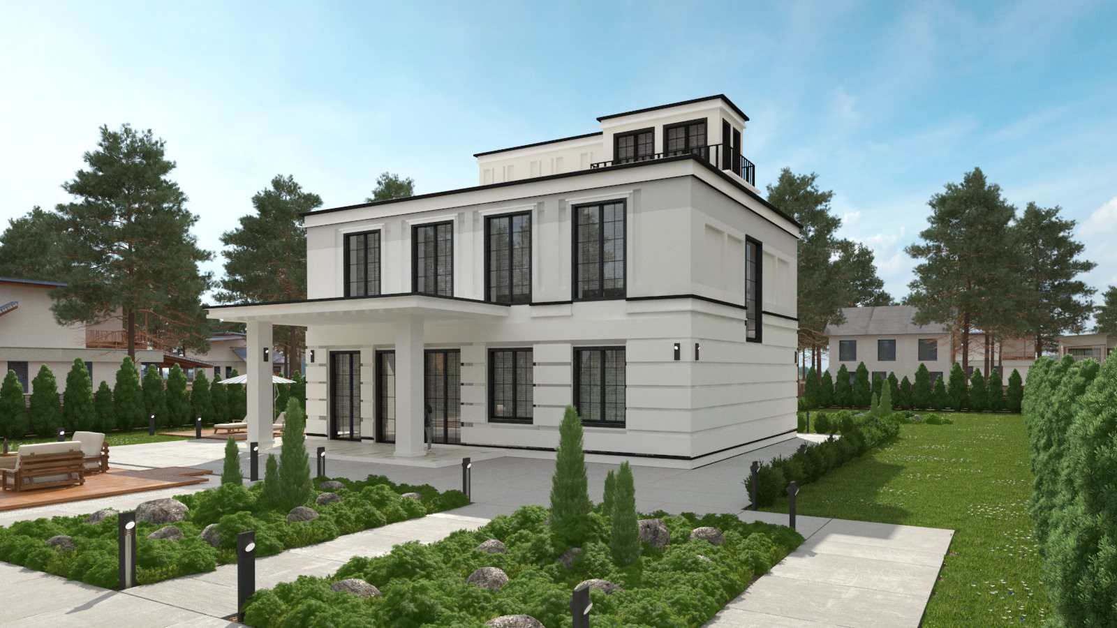 Дом в стиле АРТ-ДЭКО