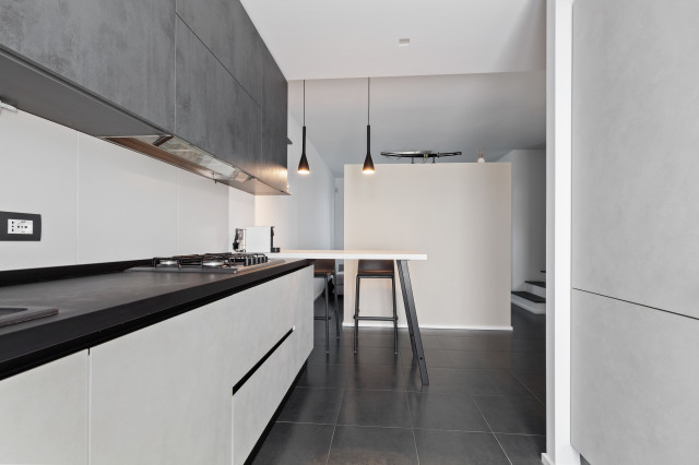 Cucina open space modern-kueche