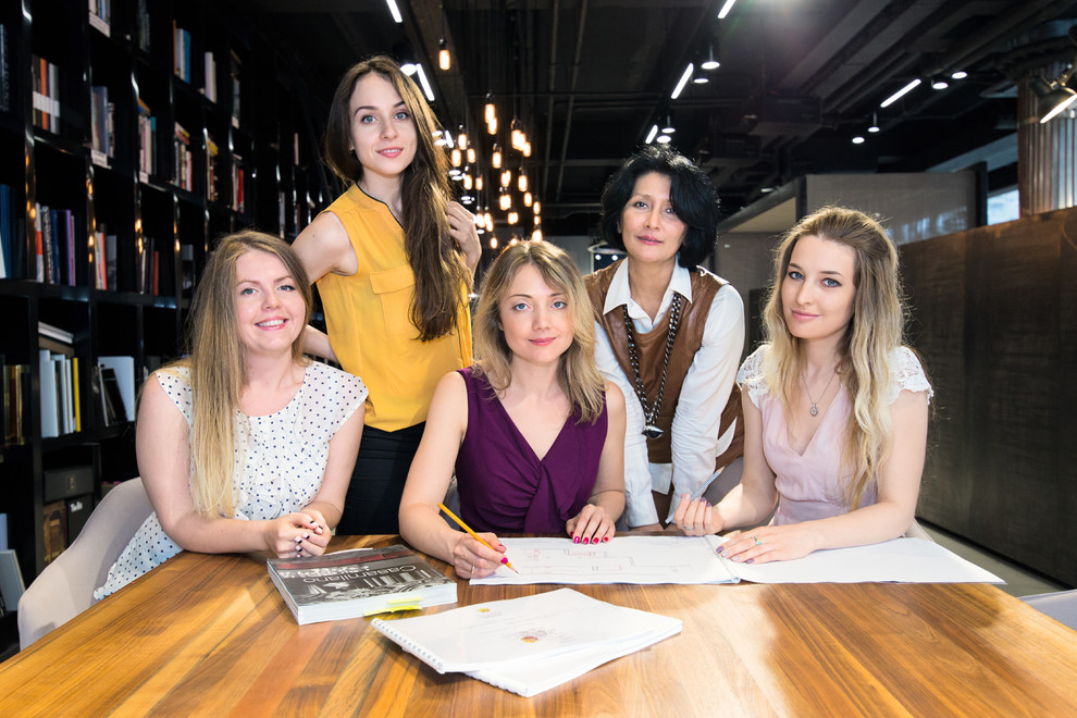 Фотосессия сотрудников для дизайн студии Goldenheads