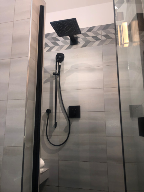 Ensuite Renovation contemporary-bathroom