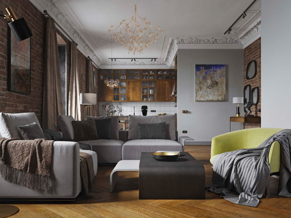 Дизайн проект квартиры в доходном доме 1901 года постройки на Страстном бульваре