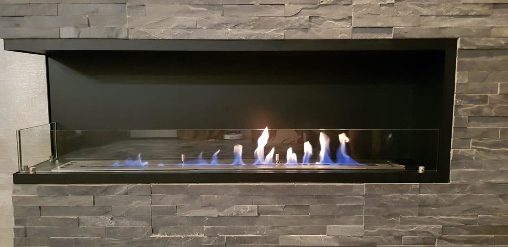 Угловой биокамин