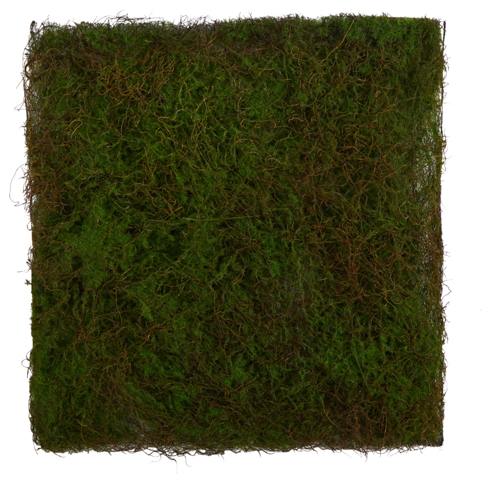20" X 20" Artificial Moss Mat Modern Artificial Plants And Trees
