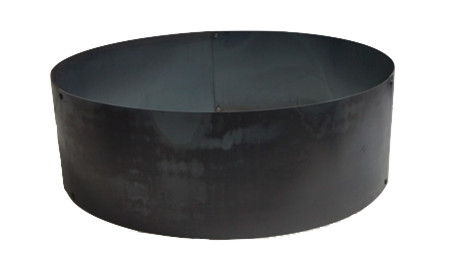 48 Solid 4 Piece Fire Ring, Outdoor Fire Pit Steel Ring Insert
