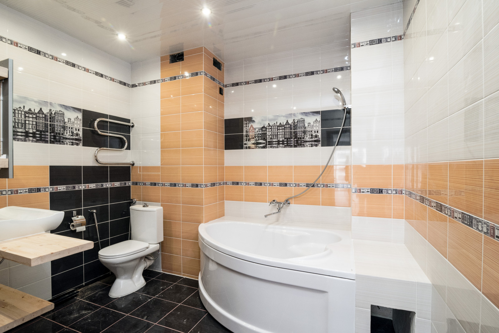 Ремонт ванной комнпаты в квартире-студии 1