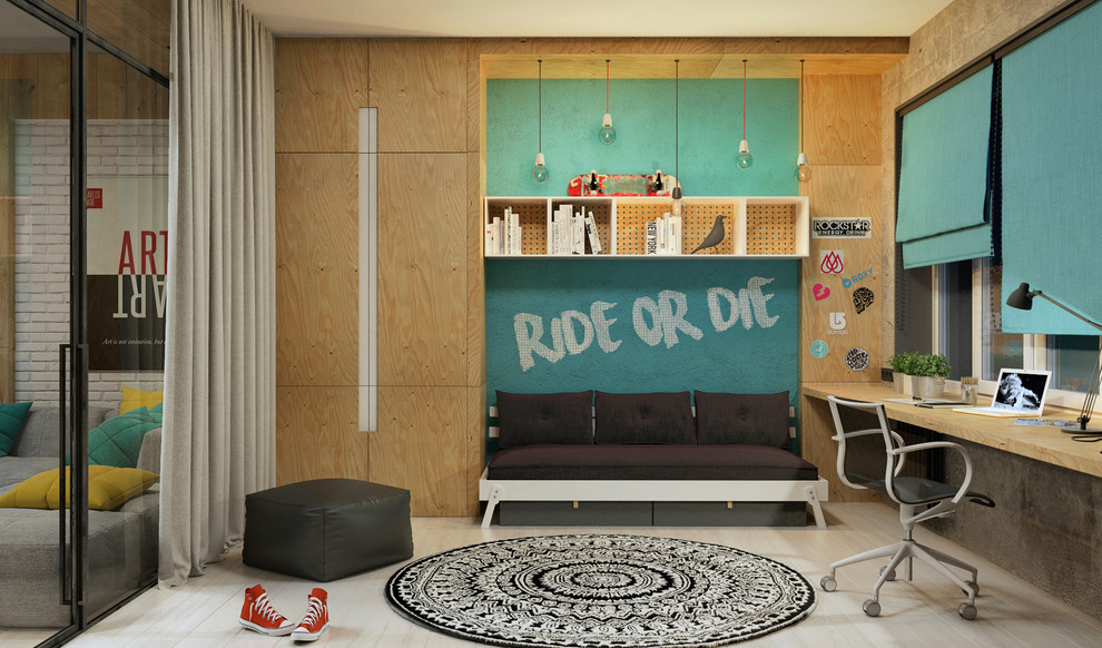 Квартира в индустриальном стиле для молодой пары