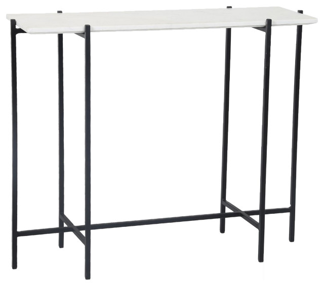 Function Console Table, White Transitional Console Tables by LH